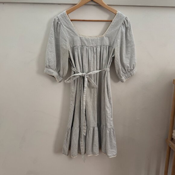 Christy Dawn Berkley Dress in Blue Harvest Stripe - Picture 3 of 6